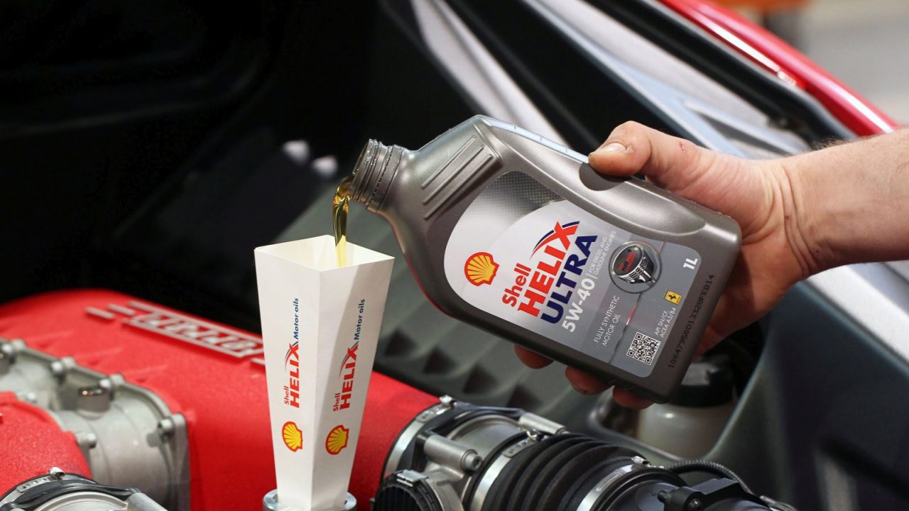 motorový olej, výmena oleja, Shell Helix Ultra 5W-40, kvalita oleja